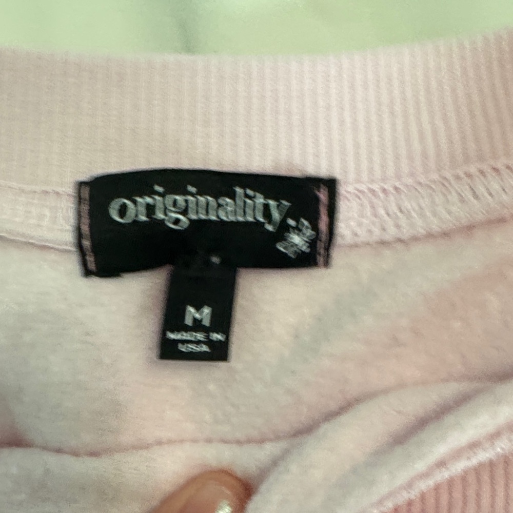 Midwest Women's Pink Crew Neck Sweater - Picture 2 of 4